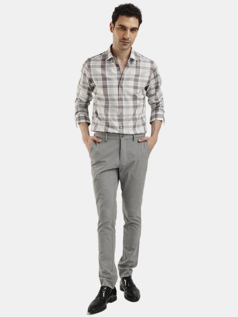 FULL SLEEVES CHECKED SHIRT