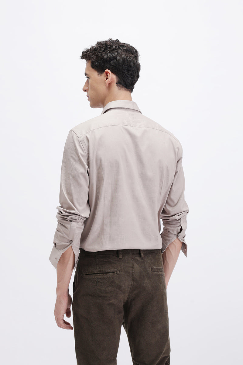 PLAIN TEXTURED SHIRT