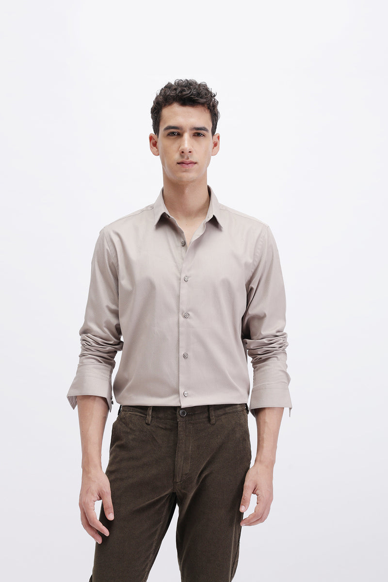 PLAIN TEXTURED SHIRT