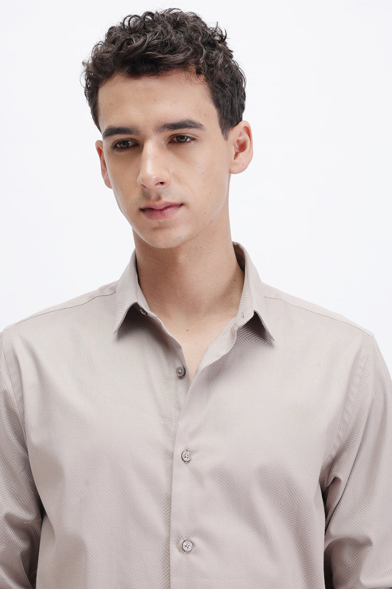 PLAIN TEXTURED SHIRT