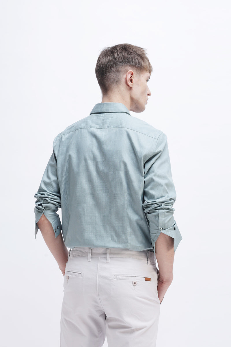 PLAIN TEXTURED SHIRT
