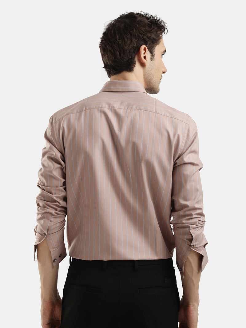 FULL SLEEVES VERTICAL STRIPED SHIRT