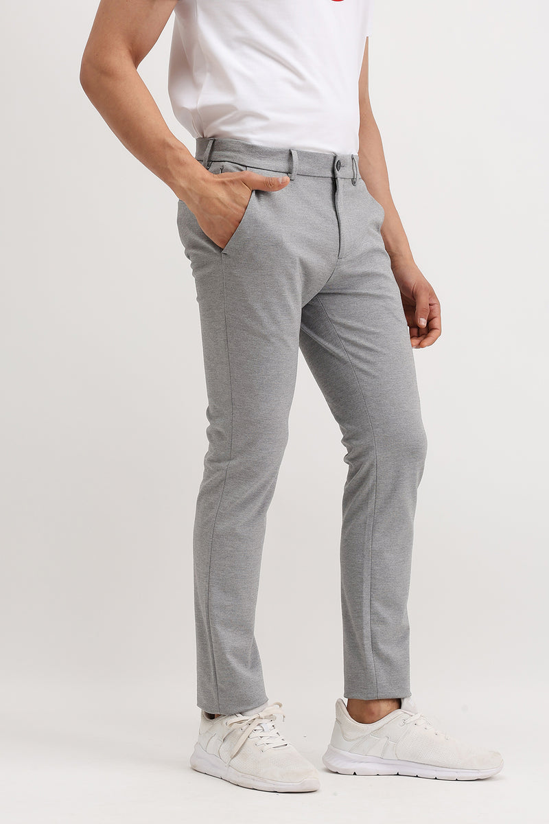 SLIM FIT PLAIN TROUSER