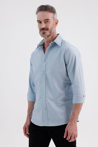BLUE FOG OXFORD SHIRT