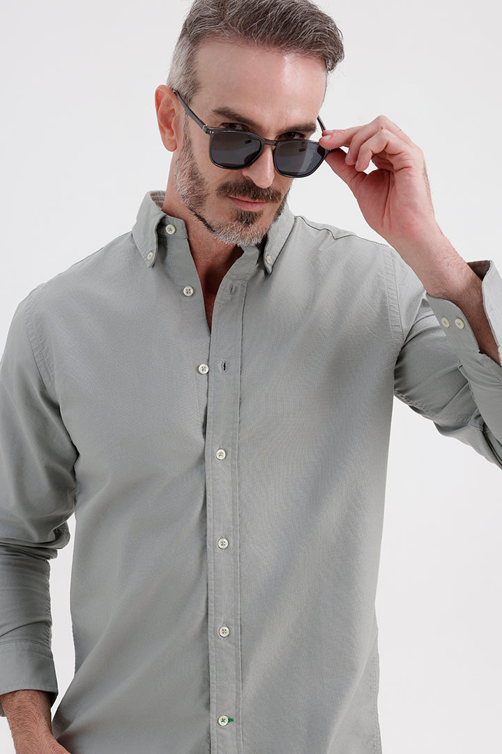 NATURE GREY OXFORD SHIRT