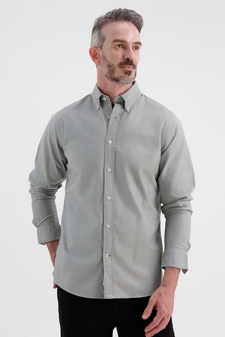 NATURE GREY OXFORD SHIRT