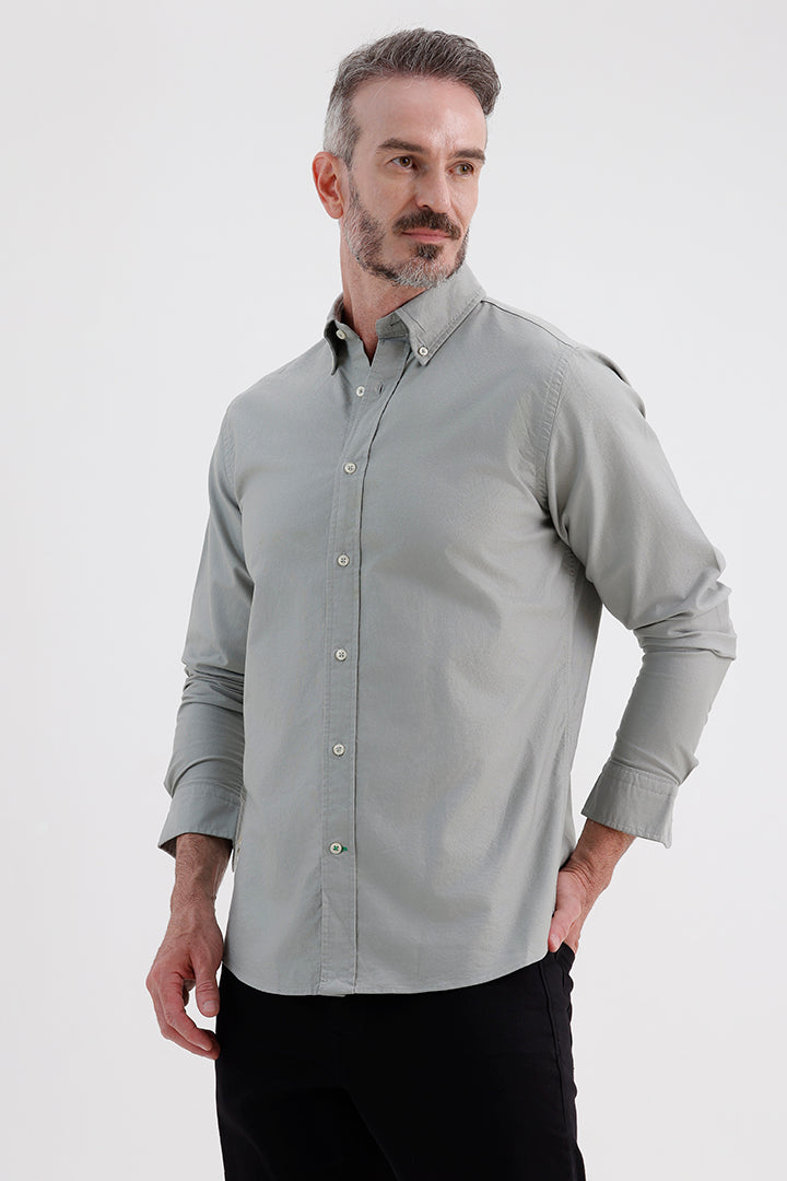 NATURE GREY OXFORD SHIRT