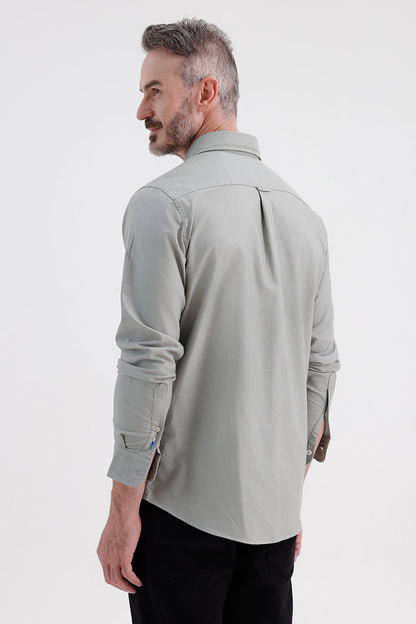 NATURE GREY OXFORD SHIRT