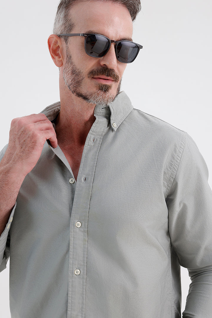 NATURE GREY OXFORD SHIRT