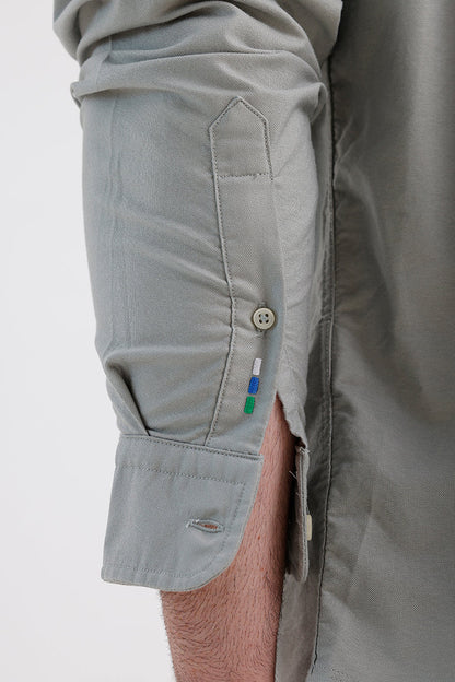 NATURE GREY OXFORD SHIRT