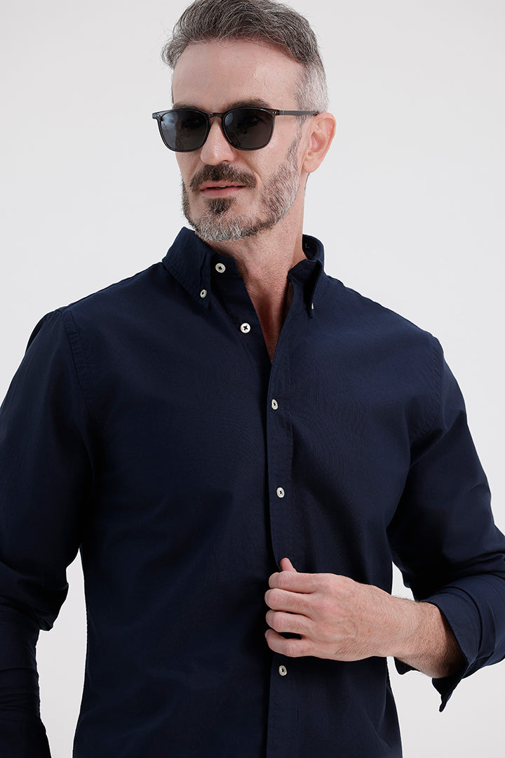 NAVY OXFORD SHIRT