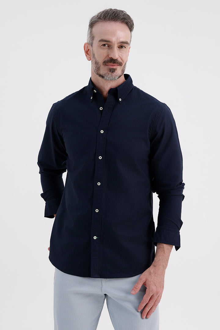 NAVY OXFORD SHIRT