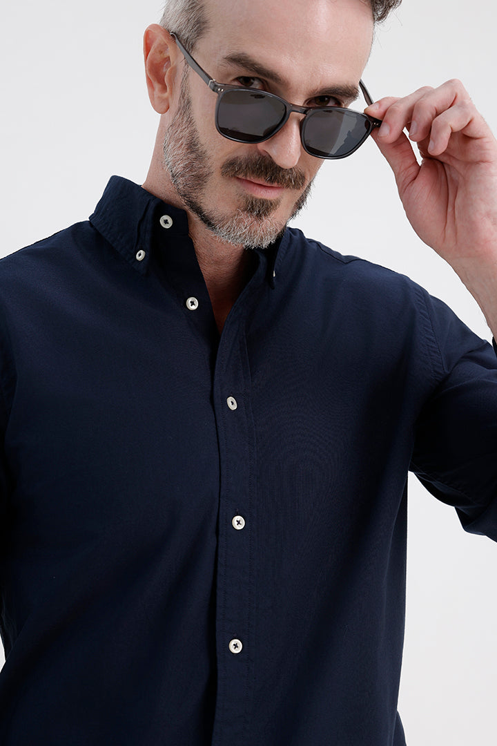 NAVY OXFORD SHIRT