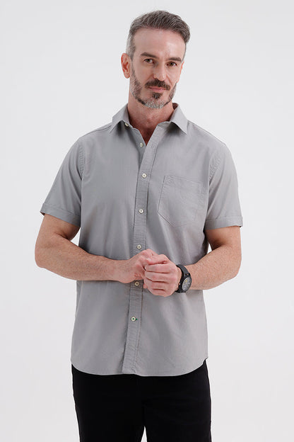 ULTIMATE GREY OXFORD SHIRT