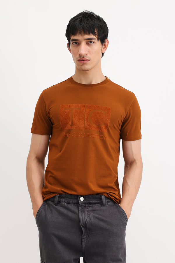 VELVET PRINT T-SHIRT