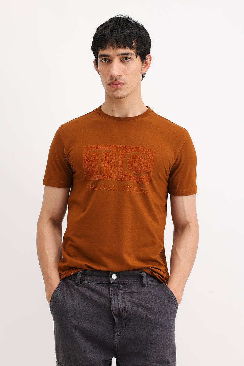 VELVET PRINT T-SHIRT