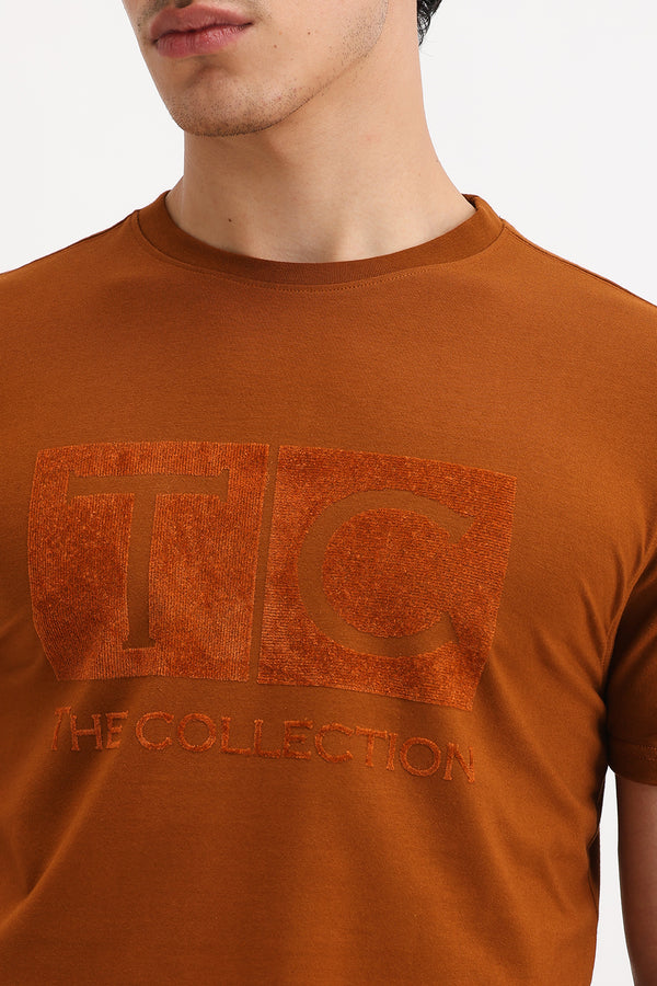 VELVET PRINT T-SHIRT