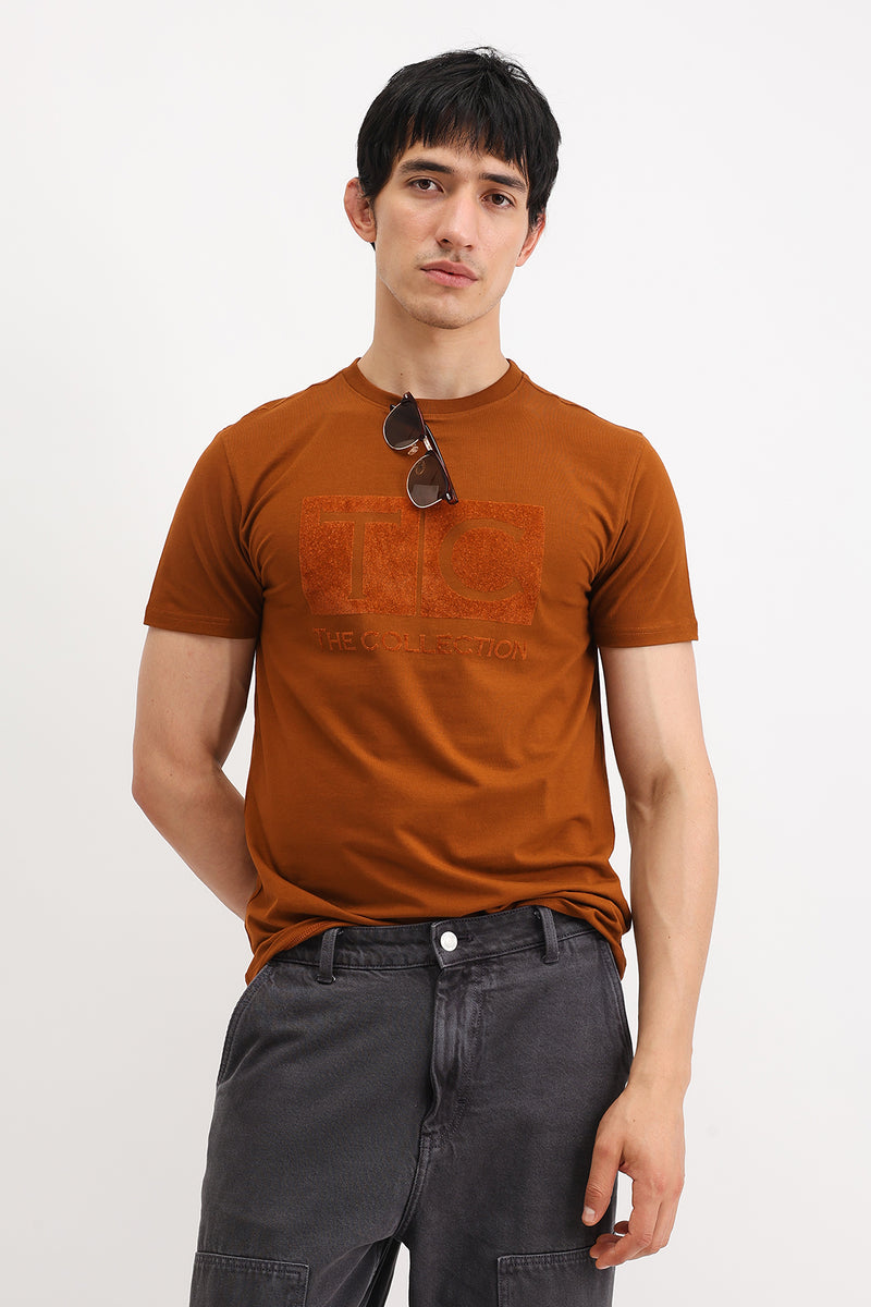 VELVET PRINT T-SHIRT