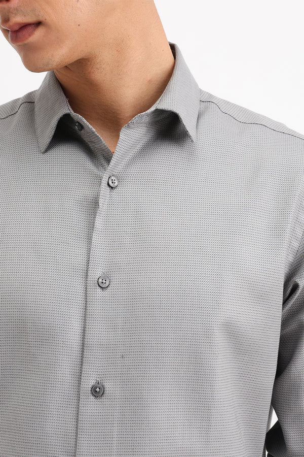 FULL SLEEVES DOBBY SHIRT