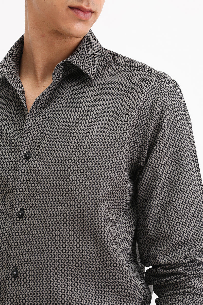 FULL SLEEVES PRINTED SHIRT