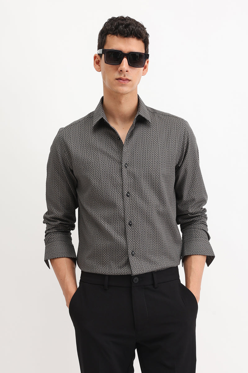 FULL SLEEVES PRINTED SHIRT