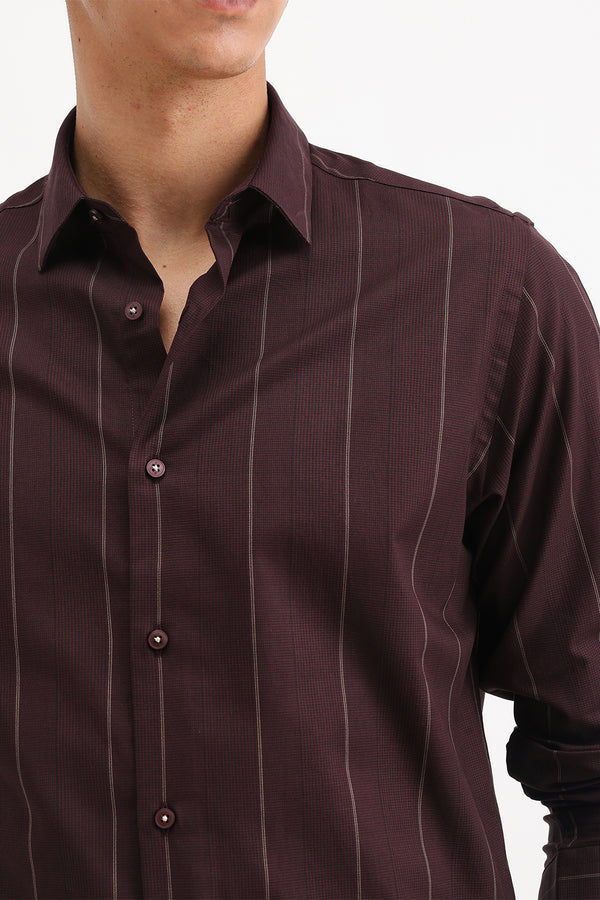 STRIPED SLIM FIT SHIRT