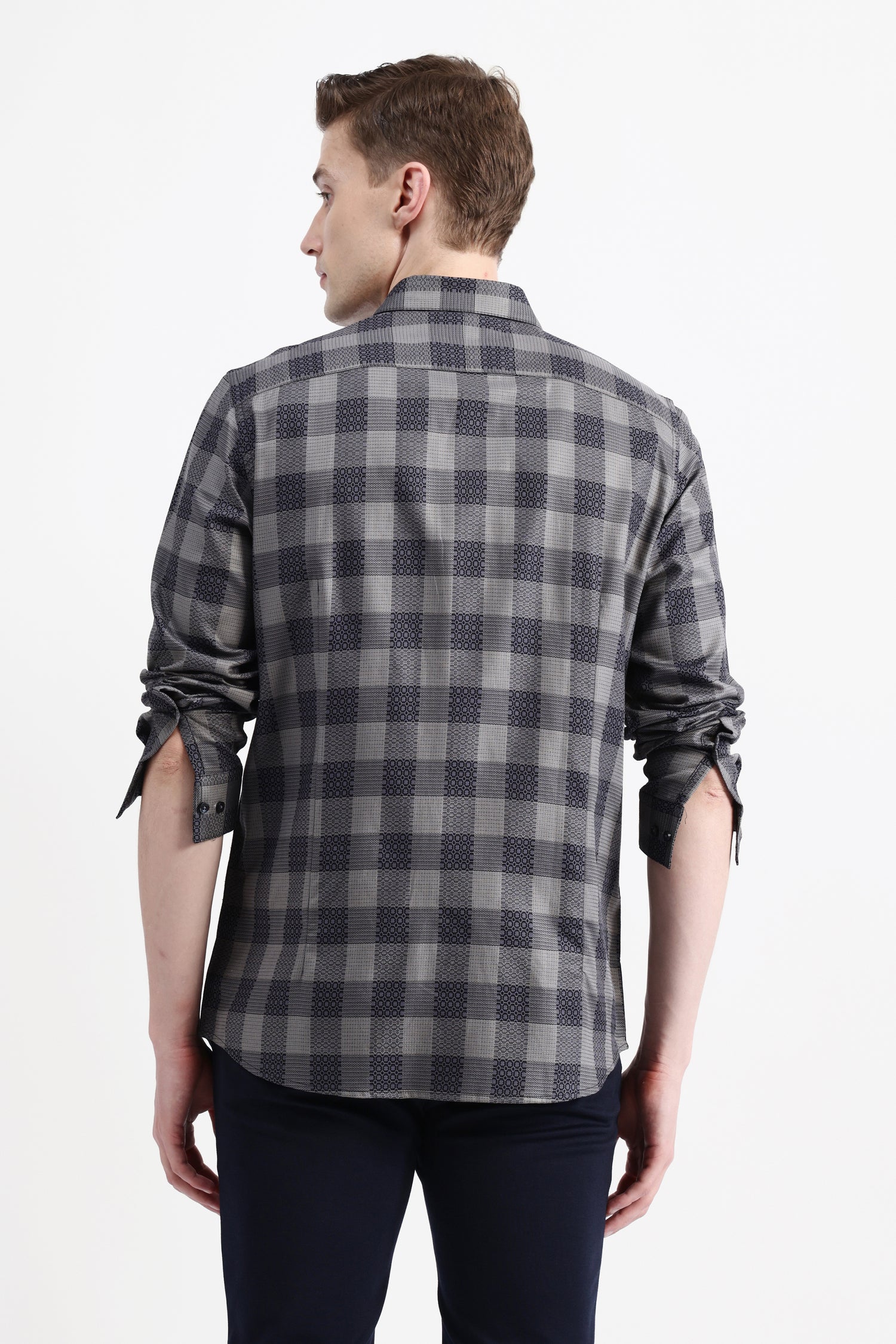 FULL SLEEVES CHECKED SHIRT
