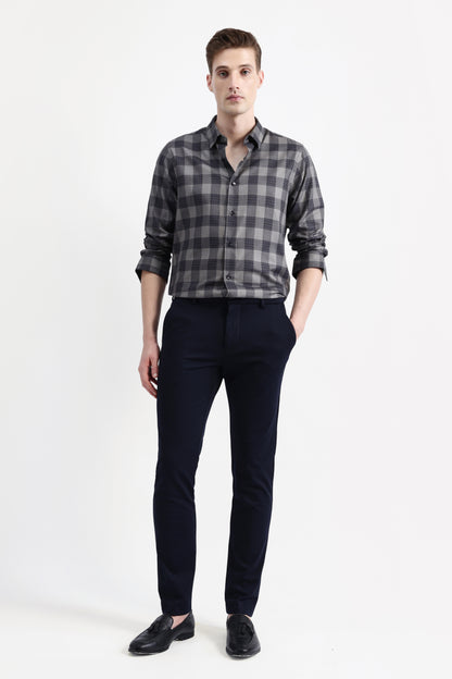 FULL SLEEVES CHECKED SHIRT