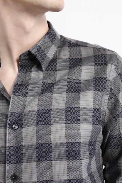 FULL SLEEVES CHECKED SHIRT