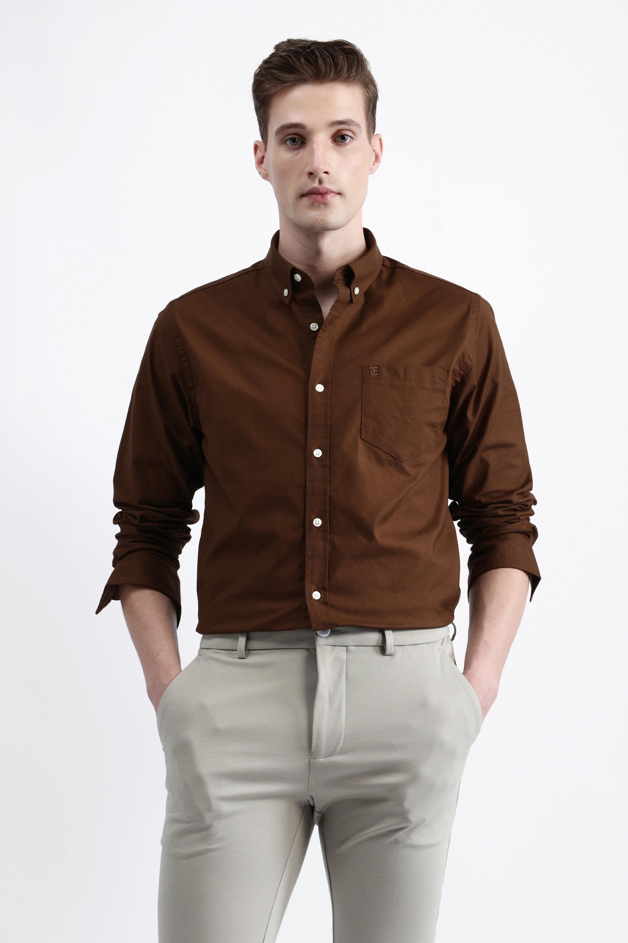 FULL SLEEVES SOLID SHIRT