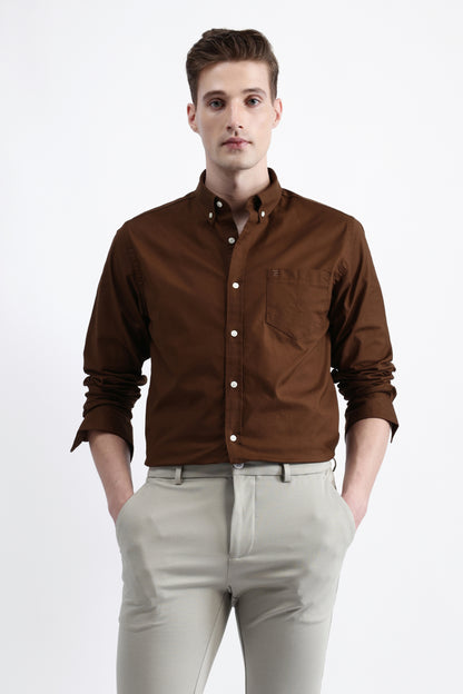 FULL SLEEVES SOLID SHIRT