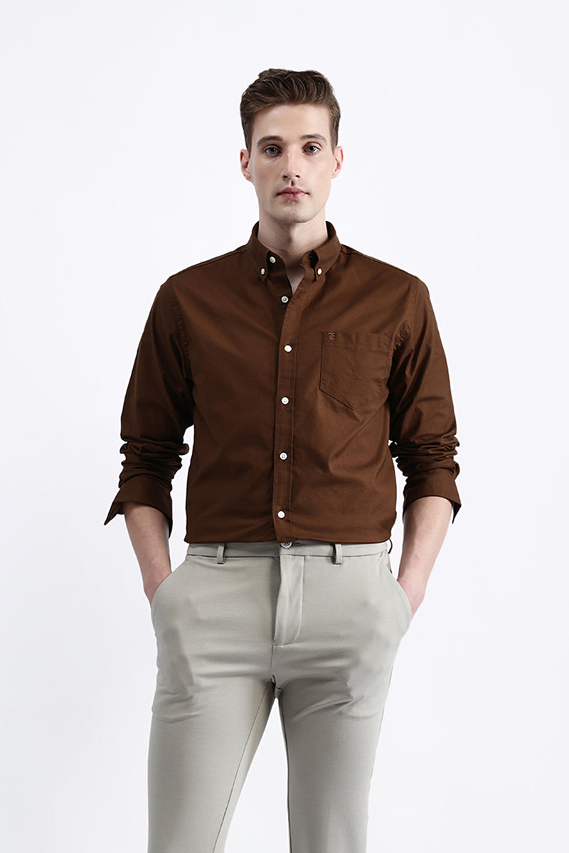FULL SLEEVES SOLID SHIRT