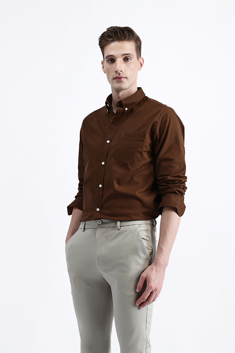 FULL SLEEVES SOLID SHIRT