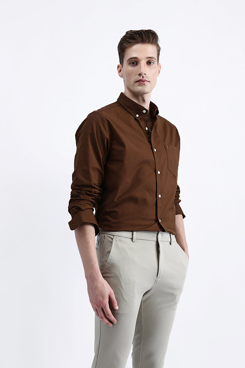 FULL SLEEVES SOLID SHIRT