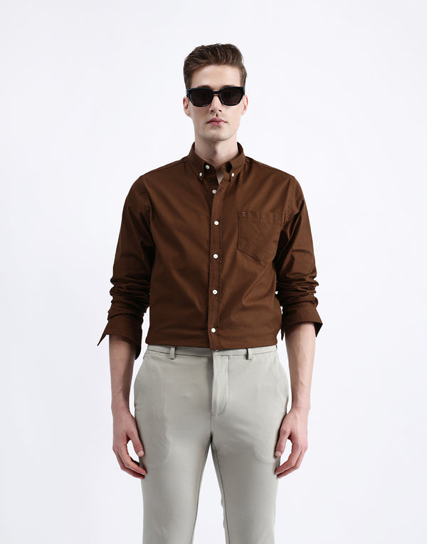 FULL SLEEVES SOLID SHIRT