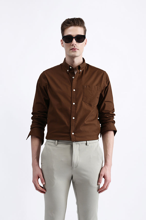 FULL SLEEVES SOLID SHIRT