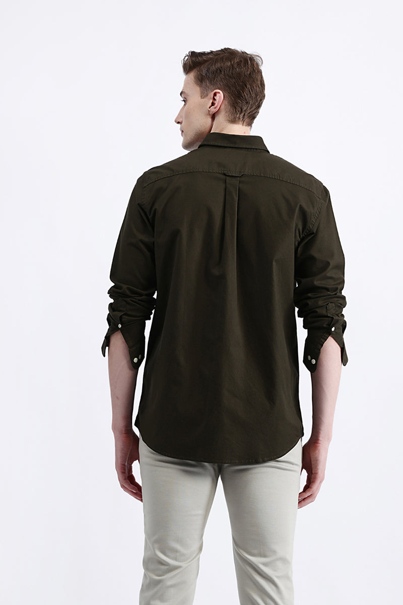 FULL SLEEVES SOLID SHIRT