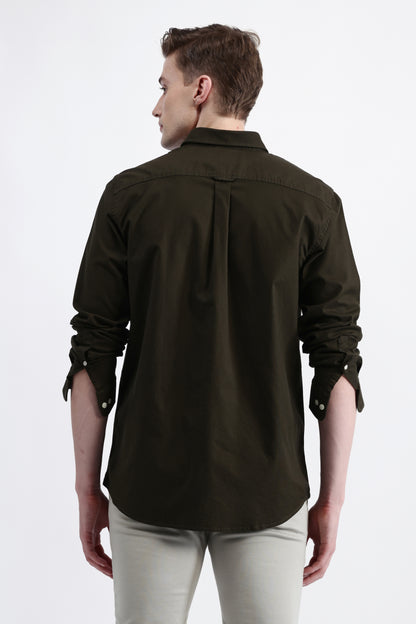 FULL SLEEVES SOLID SHIRT