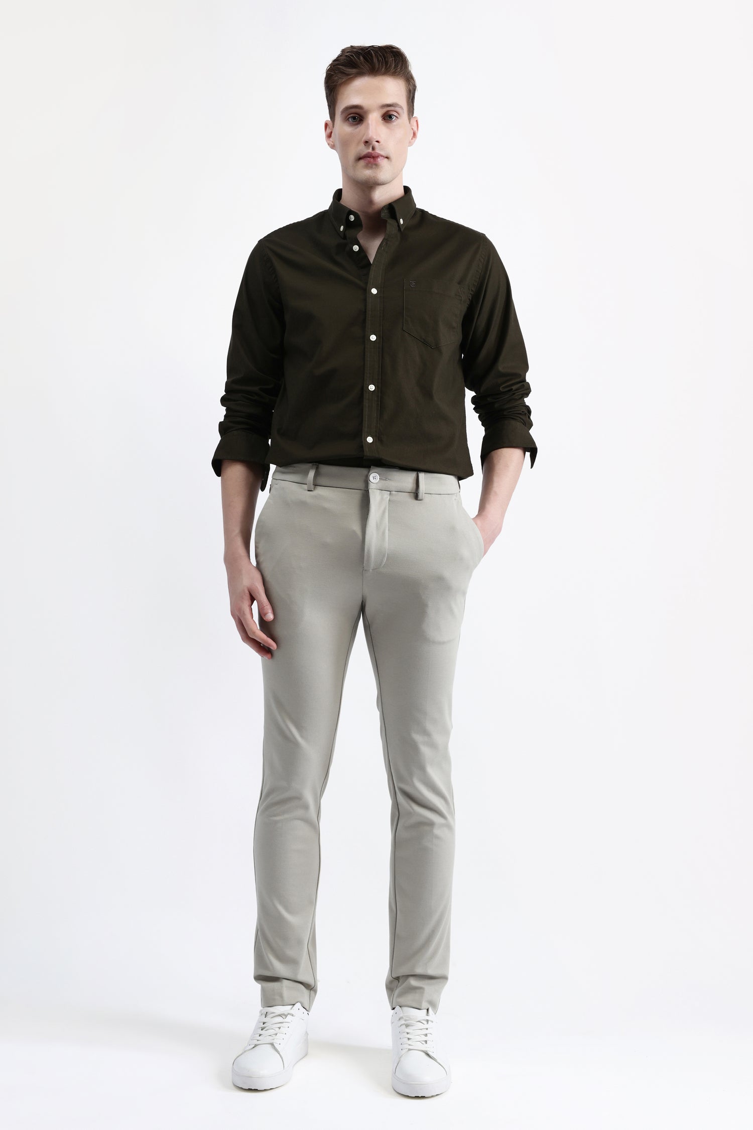 FULL SLEEVES SOLID SHIRT