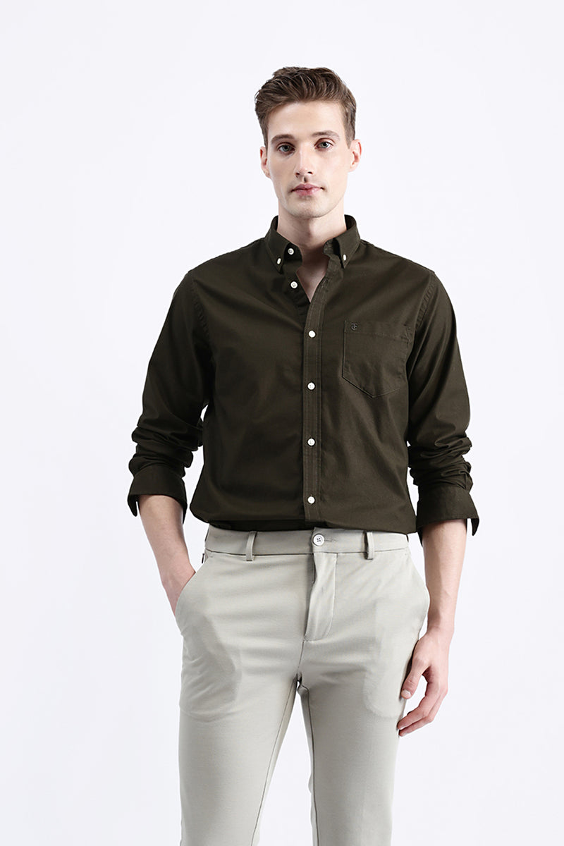 FULL SLEEVES SOLID SHIRT