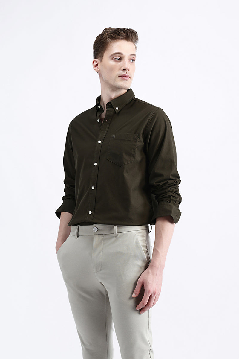 FULL SLEEVES SOLID SHIRT