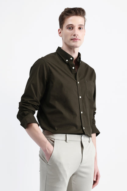 FULL SLEEVES SOLID SHIRT