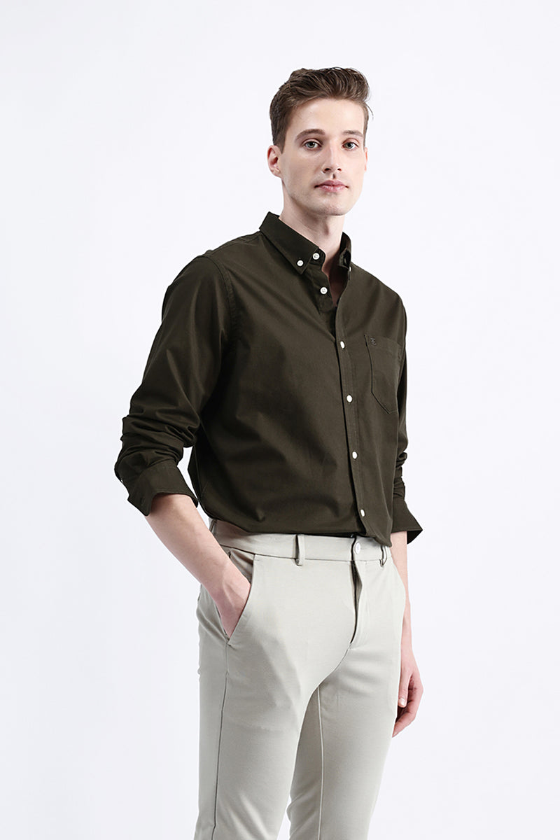FULL SLEEVES SOLID SHIRT