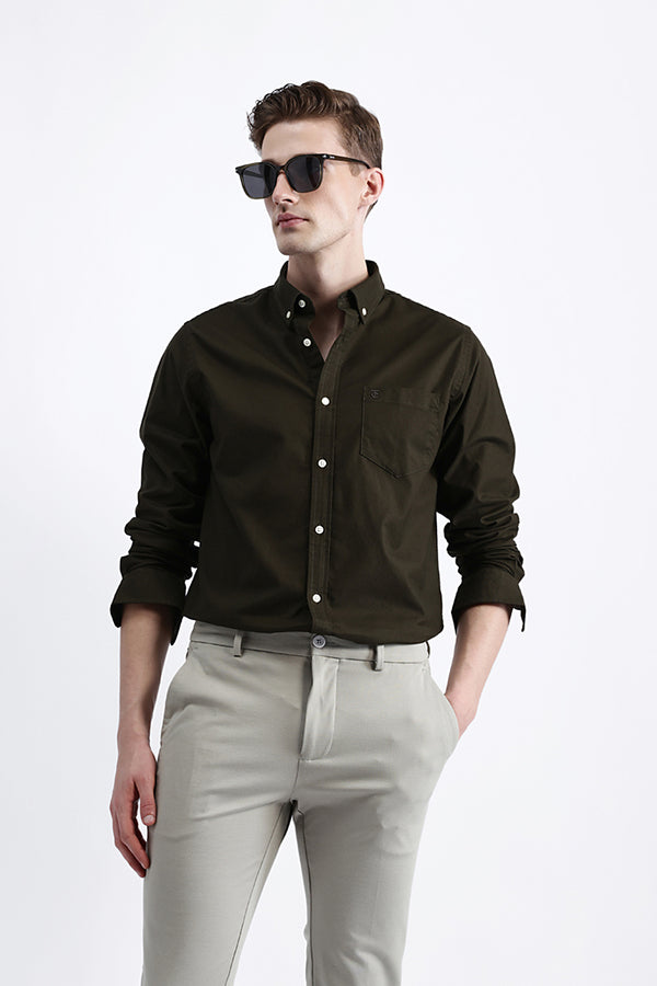 FULL SLEEVES SOLID SHIRT