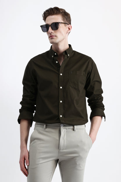 FULL SLEEVES SOLID SHIRT