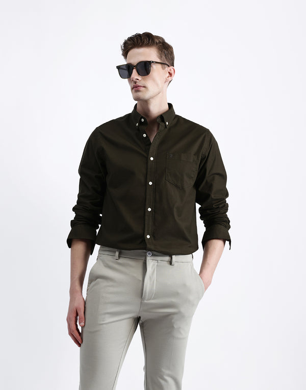 FULL SLEEVES SOLID SHIRT