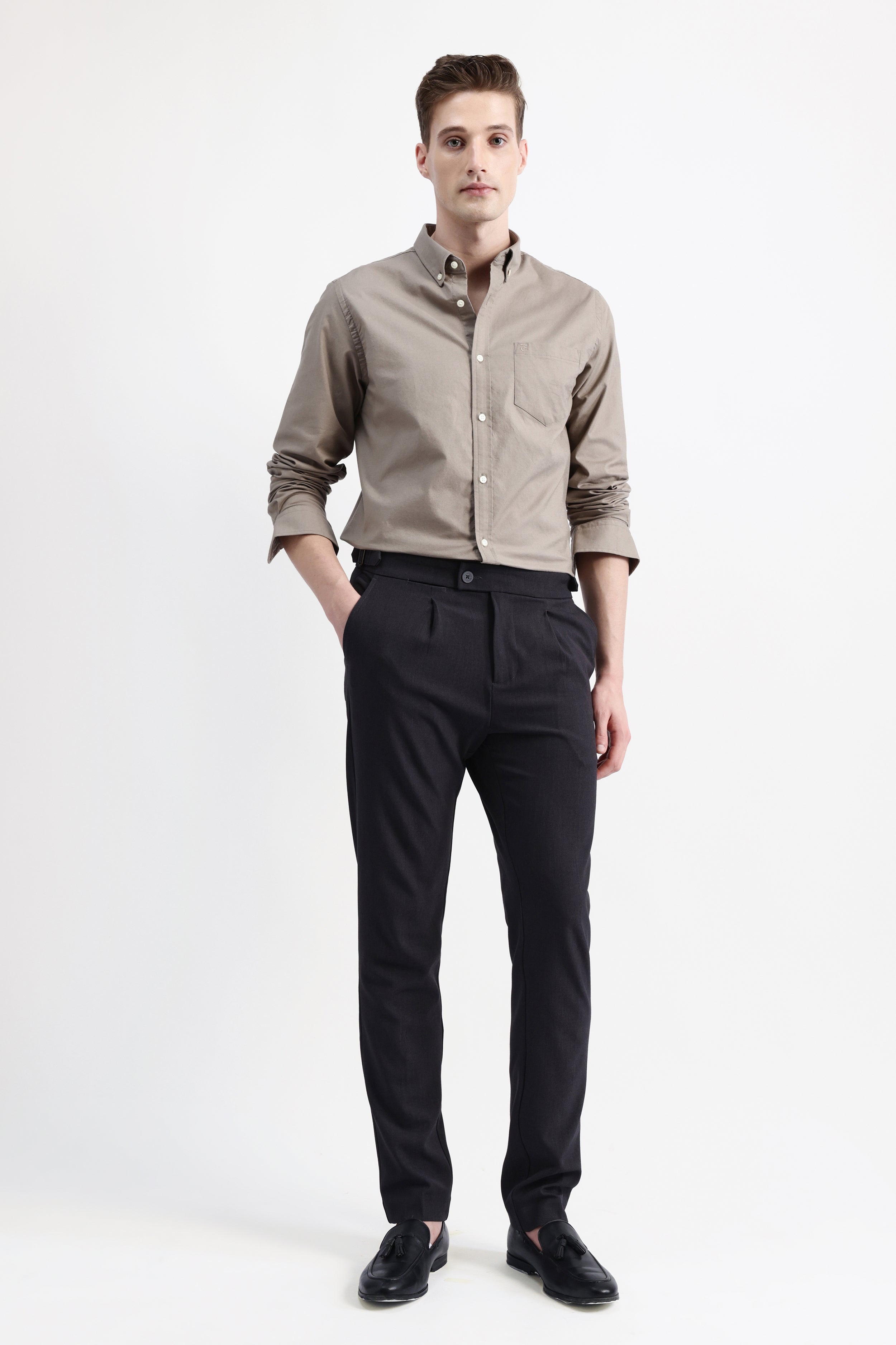 FULL SLEEVES SOLID SHIRT