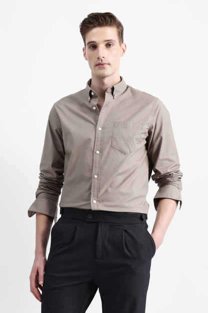 FULL SLEEVES SOLID SHIRT