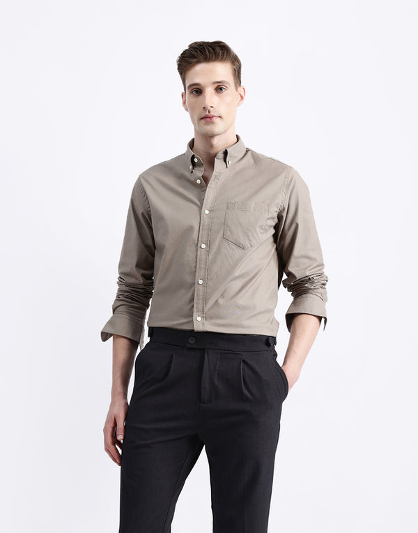 FULL SLEEVES SOLID SHIRT