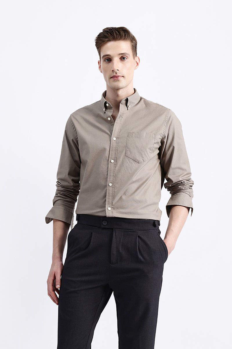 FULL SLEEVES SOLID SHIRT
